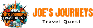 Joe's Journeys Travel Quest Logo